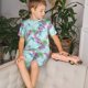 thumbnail image 4 of Balery Dragonfly Floral Conjunto de Pijama Infantil de Manga Corta con Estampado – Ropa de Dormir de Algodón Suave-Large, 4 of 6