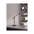 thumbnail image 2 of Cal Lighting Virton 1-Light Adjustable Metal Desk Lamp in Black/Antique Brass, 2 of 2