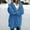 Blue, variant on ZZwxWA Sherpa Jacket Womens Oversized Hooded Fuzzy Fleece Jackets with Pocket Warm Cozy Hoodie Cardigan Coat Plus Size