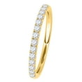 thumbnail image 4 of Aonejewelry 0.25 Ct Round Diamond Hand-Crafted Wedding Band In 14K Solid Yellow Gold, 4 of 4