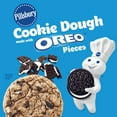 Pillsbury Refrigerated Cookie Dough Made With OREO Pieces, 12 Big Cookies, 16 oz