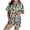 Black#6, variant on Tnhcen Women's Halloween Cute Print Pajama Set Short Sleeve Collared Button Up Shorts Sleepwear Comfortable Home Wear S-2XL Khaki