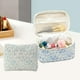 thumbnail image 5 of Bolsa de maquillaje para mujer, organizador de maquillaje de gran capacidad, estuche de cosméticos acolchado para lápiz labial, 2 uds., 5 of 5