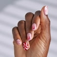 thumbnail image 3 of KISS imPRESS Holiday Press On Nails, ‘Be Merry’, Pink, Short Oval, 30 Count, 3 of 14