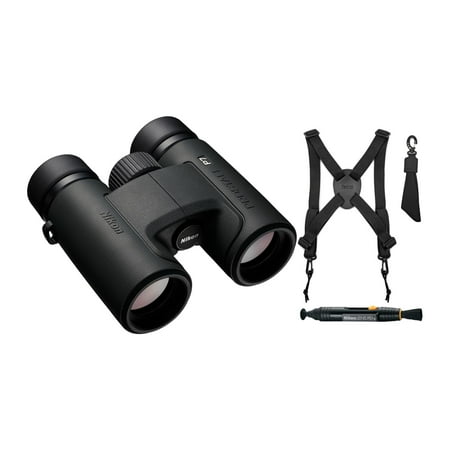 Nikon Prostaff P7 10X30 Binoculars with Harness and Lens Pen Cleaning System
