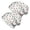 Christmas Light Ornament, variant on 2PCS Stretch Knit Skull Beanie, Hip-Hop Style, Unisex, Lightweight,Christmas Light Ornament White Pattern