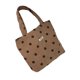 thumbnail image 4 of Mini bolso tote para mujer, regalo, bolso de viaje informal para botella de agua de viaje, trabajo Marrón, 4 of 9