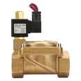 thumbnail image 2 of Válvula solenoide de agua, G1-1/4"Válvula solenoide eléctrica de latón normalmente abierta Válvula solenoide Integración perfecta, 2 of 8