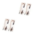 thumbnail image 4 of fastboy Hair Ornaments Sturdy Simple Styling Tools Side Clip Snap Fastener Clip Silver 2Set, 4 of 6