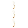 thumbnail image 1 of Qarigey Collar de cadena, joyería estética, elegante estilo bohemio, colgantes colgantes elegantes con borlas, accesorios, regalos para el Oro 3Conjunto, 1 of 6