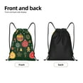 thumbnail image 5 of Bingfone Christmas Drawstrings Backpacks Bags For Men Women Gym Drawstrings Bag, 5 of 9