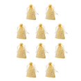 thumbnail image 3 of Bearachild Gift Bag Drawstring Wedding Mesh Snacks Portable Pouch Festival Reusable Favor Organizer Packaging Craft Birthday Oro 10piezas, 3 of 6