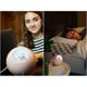 thumbnail image 5 of (220 ml, blanco) Mini humidificador ultrasónico ultrasilencioso USB lindo de niebla fría, para niños, dormitorio de guardería, luces de 7 colores, 2 modos de niebla, apagado automático, 5 of 5
