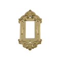 thumbnail image 1 of Nostalgic Warehouse 720085 Victorian Switch Plate with Single Rocker, Unlacquered Brass, 1 of 3