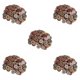 thumbnail image 1 of Inteprter 100 Uds patrón al azar botón de flor pintura forma redonda Retrol botones surtidos Kit flor DIY agujeros botón de costura Type6 NO6 Inteprter CBP119693, 1 of 4