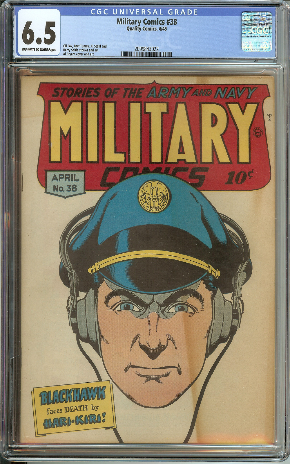 Cover of Military Comics #38