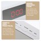 thumbnail image 4 of Reloj despertador eléctrico de escritorio, reloj digital de pantalla grande, reloj despertador para dormitorio, 4 of 6