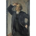 thumbnail image 3 of Heinrich Altherr 11x14 Black Modern Framed Museum Art Print Titled - Portrait of the Musician Hermann Suter (1903), 3 of 5