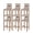 Brown off White, variant on Farmhouse Texas Star Brown Bar Stool Covers Set of 4, Berry Vintage Wooden Stretch Washable Bar Chair Covers with Backs, Removable Pub Counter Height Chair Cover for Kitchen Dining Room Cafe