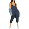 thumbnail image 2 of TAGOLD Womens Summer Jumpsuit,Women's Summer Casual Breathable Comfort Sports Suspender Solid Color Jumpsuit Pants, 2 of 5