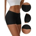 thumbnail image 3 of Unique Bargains Seamless Ice Silk Lace Trim Slip Shorts S Black Y1, 3 of 6