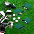 thumbnail image 4 of Uxcell Zipper Golf Tee Pouch 6.7 x 5.5 Inch, Valuables Golf Tee Bag Accessories with Clip, Dark Green/Red 2 Pack, 4 of 6