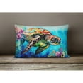 thumbnail image 3 of Loggerhead Sea Turtle Throw Pillow 12 in x 16 in, 3 of 4