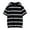 Black, variant on Zszcpp Mens T Shirts Loose Fit Baggy Simple Short Sleeved T-Shirt Round Neck Color Blocked Striped Casual Tops Casual Blouses