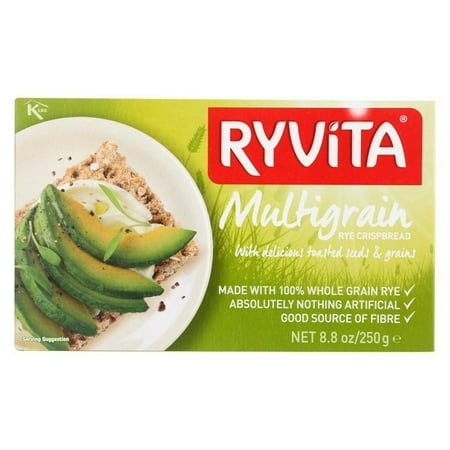 Ryvita Crisp Bread Crispbread - Multigrain - pack of 10 - 8.8 (Best Multigrain Bread In India)
