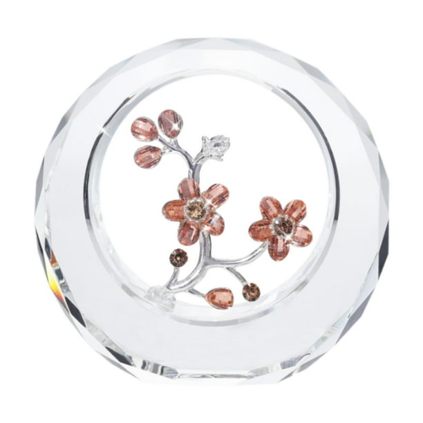 Figura de flor de ciruelo, un regalo navideño elegante para el escritorio del hotel. Rosa