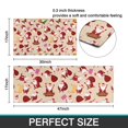 thumbnail image 7 of Beige Christmas Santa Pattern Kitchen Rugs Sets Of 2,Anti Fatigue Kitchen Mat Rugs Non Slip Washable,Decorative Kitchen Floor Mats for Kitchen,Sink,Laundry,17"x30"+17"x47", 7 of 7