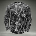 thumbnail image 2 of ASDFVBKG Camo Sweatshirt for Men Maple Leaf Printed Oversized Crew Neck Sweatshirt Elegant Long Sleeve Fall Shirts Camo Hoodie Abercrombie Dark Gray XL, 2 of 5