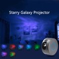thumbnail image 4 of Lámpara de proyección LED 3D con efectos visuales de neblina estelar, colores vibrantes y diseño moderno en blanco, compatible con estándar americano, sin baterías incluidas., 4 of 6