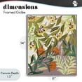 thumbnail image 4 of Stupell Industries Bohemian Walk With Me Florals Gray Framed Giclee Art, 11 x 14, by Dani Heyward, 4 of 8