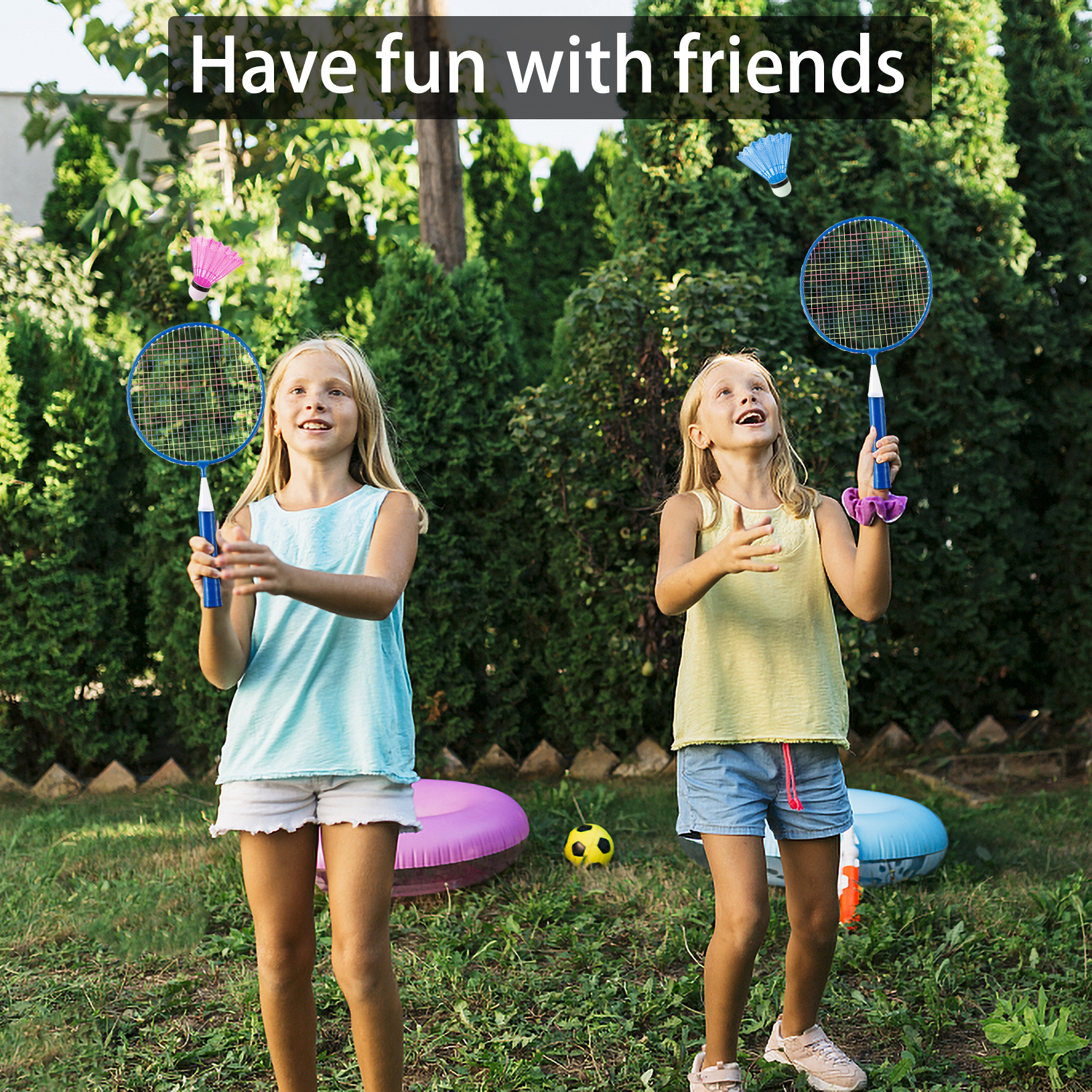 Ponpon Badminton Racket Set for Kids photo 3