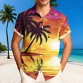 thumbnail image 2 of DJDLJWCJ Mens Polo Shirts Short Sleeve, Button Down Shirts for Men Vacation Hawaiian T Shirts Summer Beach Shirts Yellow S, 2 of 6