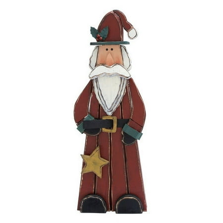 Lovely Wood Carved Santa Claus