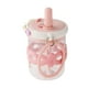 thumbnail image 5 of Bonita botella de agua con pajitas de 700ml, taza de agua con dibujos animados de gran capacidad y pegatinas para viajes, deportes, regalos de cumplea, 5 of 9
