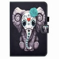 thumbnail image 2 of Dteck Folio Stand Wallet Case for iPad Mini 6 2021 (6th Gen), Premium PU Leather Shockproof Protective Cover with Multi-Angle Viewing & Pencil Holder for iPad Mini 6th Gen 8.3 Inch - Elephant, 2 of 6