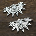 thumbnail image 2 of MLINS Durable Crystal Jewelry for Decor Use Silver Color Adds Charm to Any Occasion 2 Pieces, 2 of 8