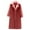 Red, variant on Leesechin Women's Winter Coats Mid-length Warm Winter Mink Oversized Extra Thick Faux Fur Coat