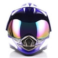 thumbnail image 5 of 1Storm Dual Sport Helmet Motorcycle Full Face Motocross Off Road Bike HGXP14A Racing Blue White, 5 of 8
