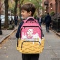 thumbnail image 6 of HELLHERO Ice Cream Pattern Design Breathable Backpack with Lightweight Multiple Compartments Bookbags, Large Capacity 17 Inch School Backpack for Back to School Sports, 6 of 8