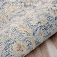 thumbnail image 6 of LR Home Viane Blythe Blue/Taupe Vintage Floral Wool Area Rug, 7'9" x 9'9", 6 of 8