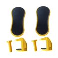 thumbnail image 2 of Bunblic 2 Pieces Arm Rest for Desk Gifts Ergonomics Desk Extender for Mouse Home Use Yellow, 2 of 8