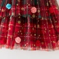 thumbnail image 6 of Jsaierl Girls Christmas Dresses Sleeveless Layered Tulle Tutu Dress for Toddler Girl Star Sequin Kids Xmas Clothes, 6 of 9
