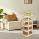 thumbnail image 5 of Zapatero Apilable de Plástico Blanco | Organizador de 25 X 27 X 88 Cm para Armario y Entrada | Armario Plegable para Zapatillas con Montaje En 3 Minutos | Estante Multiusos para Zapatos, Libros y Jug, 5 of 7