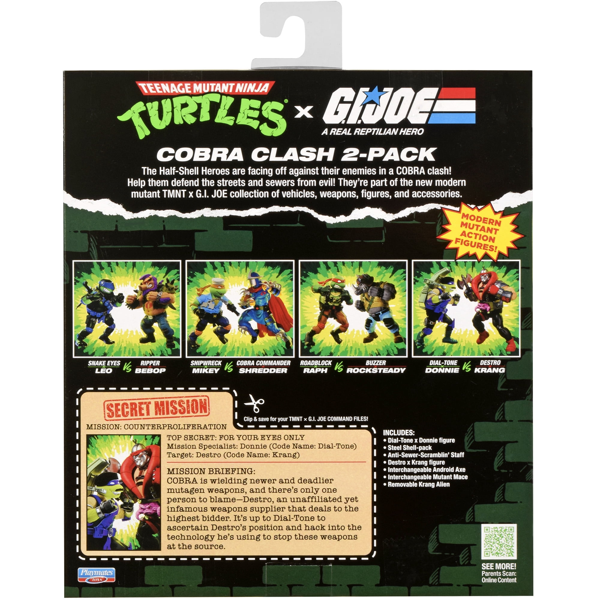 Teenage Mutant Ninja Turtles x G.I. JOE: Dial-Tone x Donnie vs. Destro x Krang