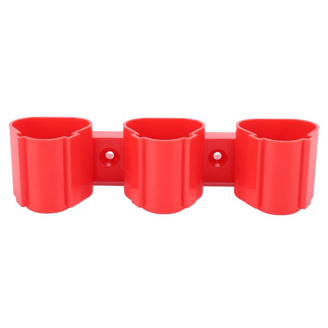 Soporte De Almacenamiento De Batería Para Montaje En Pared, Soportes De Almacenamiento De Herramientas De Batería De Instalación Simple Antienvejecimiento Para Carpintería
