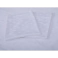 thumbnail image 5 of Threadmill Cotton Queen Sheet Set | 100% Cotton Sheets for Queen Size Bed | Damask Jacquard Queen Bed Sheets Set with 16” Deep Pocket | Soft Sateen Weave 4-Piece Cooling Bedding Set | White, 5 of 8